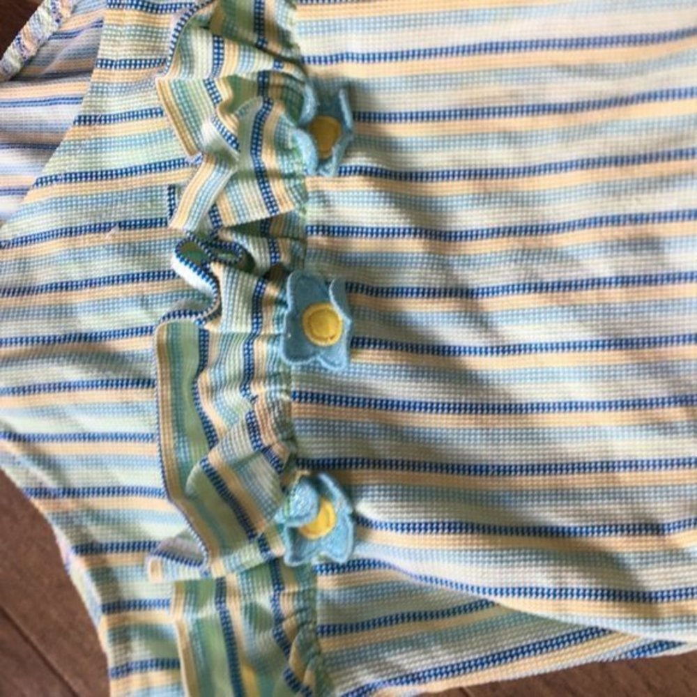 Florence Eiseman Green/Yellow Swim Suit 3T GUC‎ - Picture 3 of 11